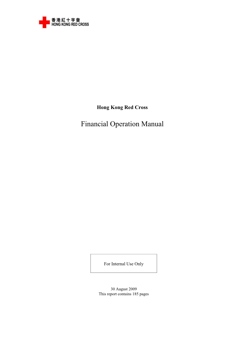 Financial Operation Manual