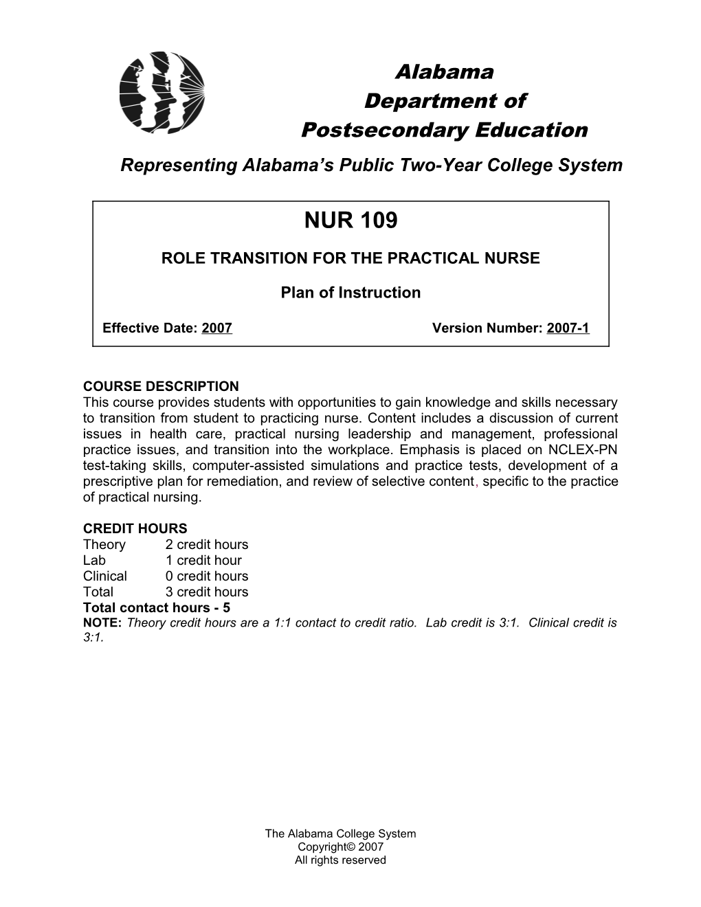 NUR 109 - Role Transition