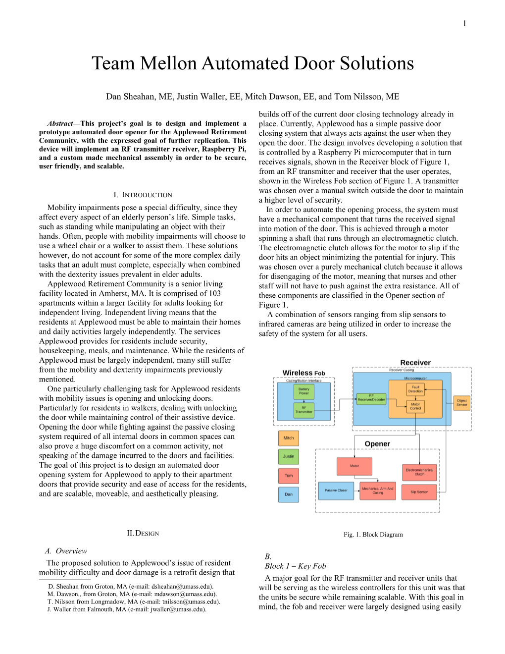 Team Mellon Automated Door Solutions