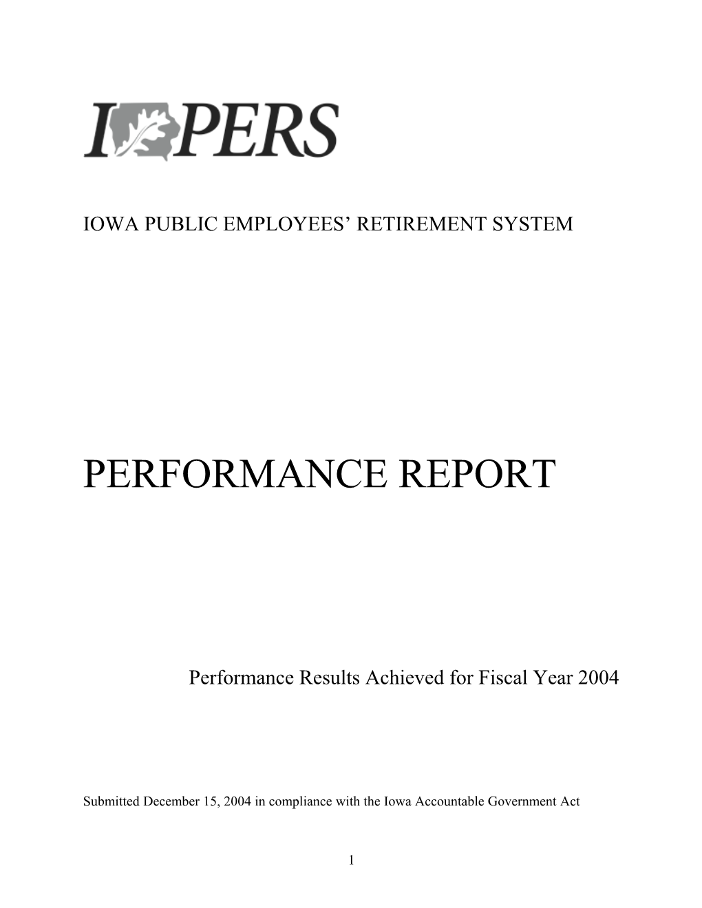 Iowa Public Employees Retirement System