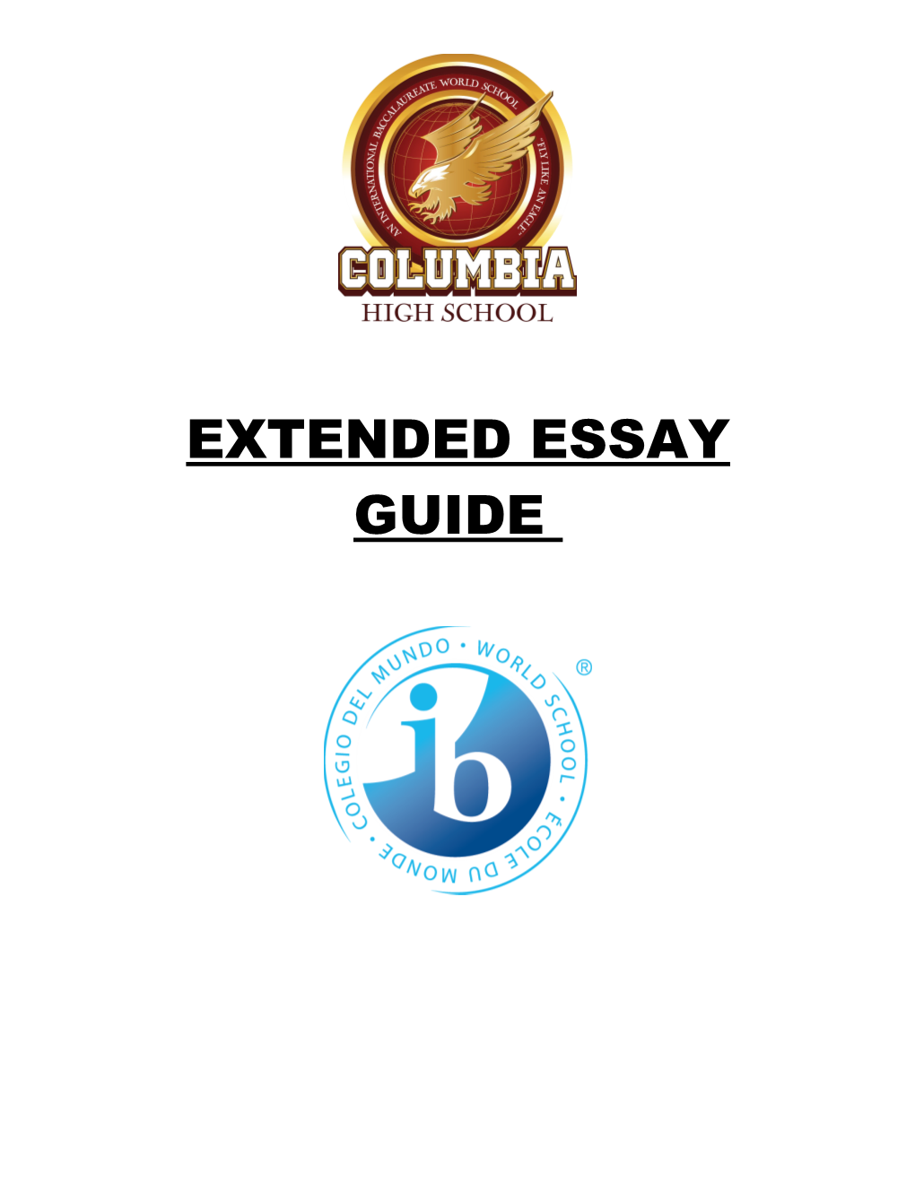 Extended Essay Guide