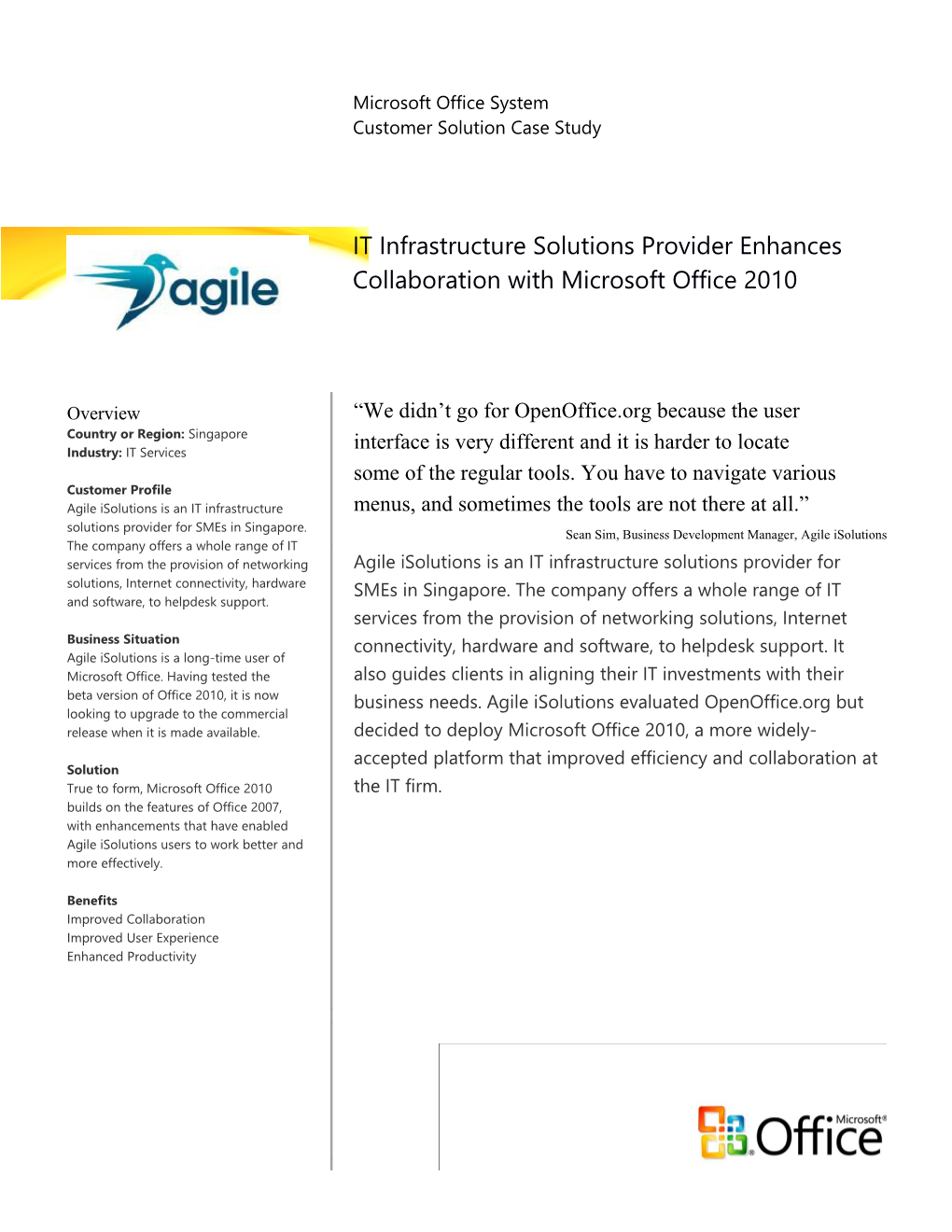 Metia CEP IT Infrastructure Solutions Provider Enhances X000d Collaboration with Microsoft