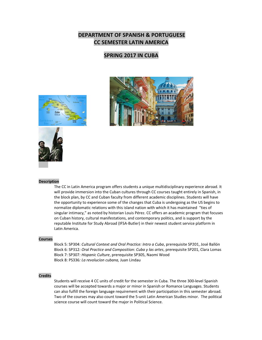 Cc Semester Latin America