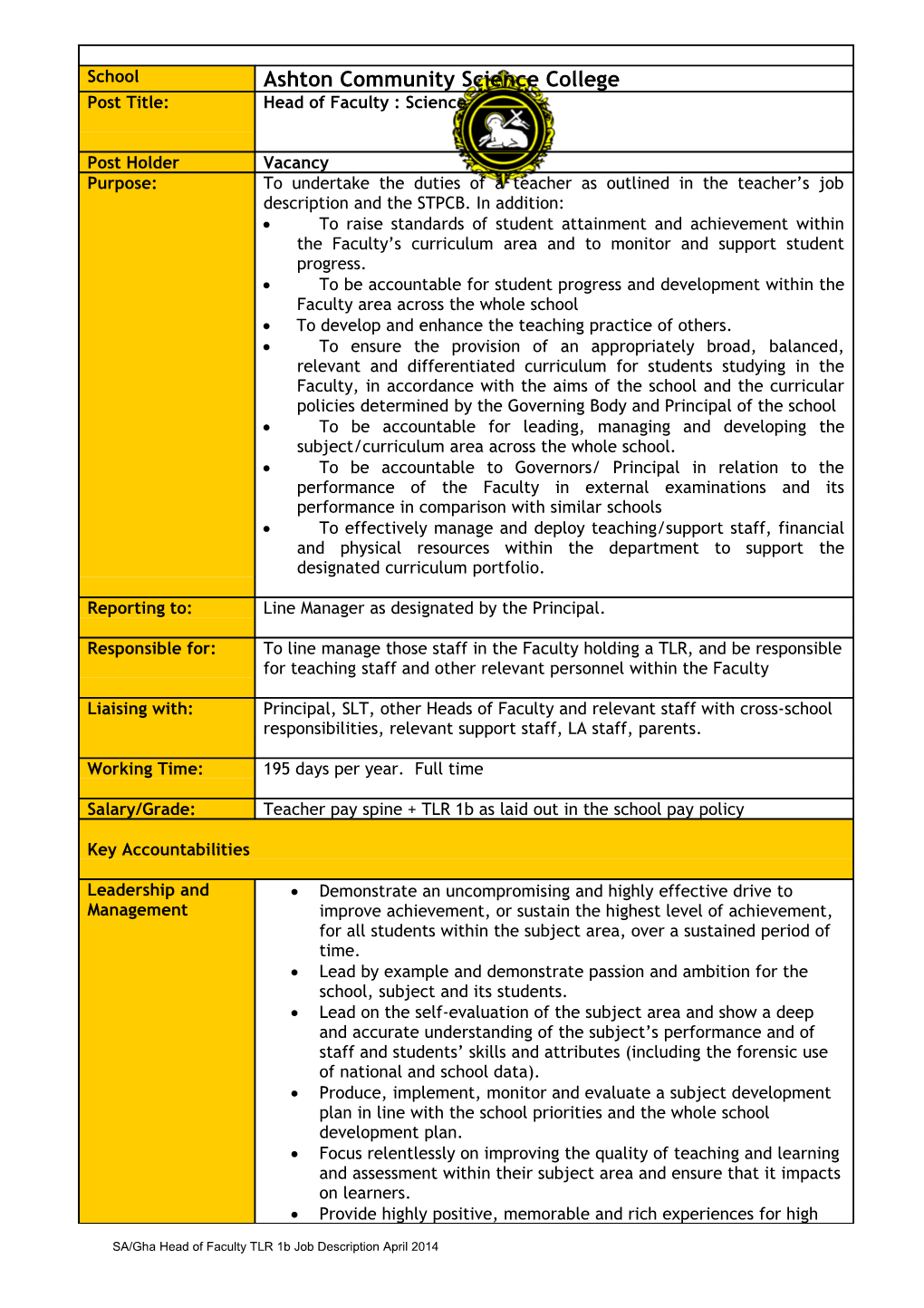 To Develop and Enhance the Teaching Practice of Others