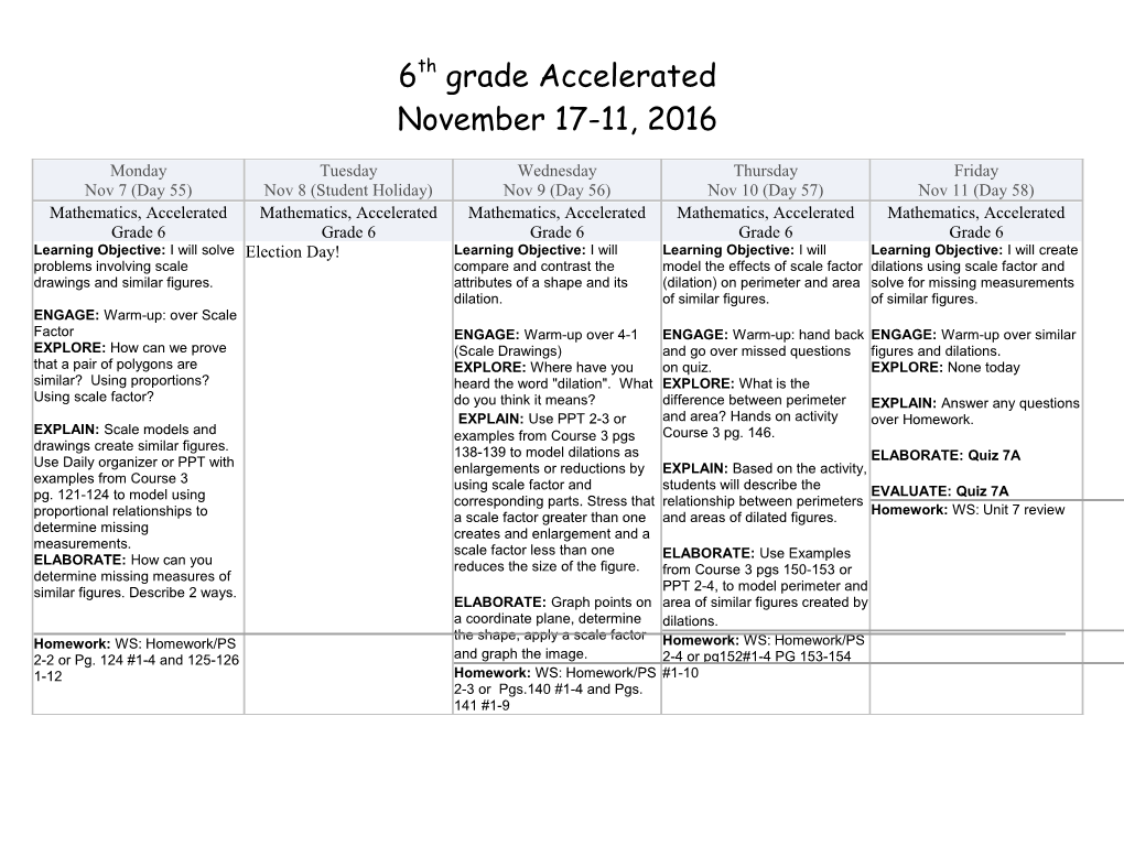 6Th Grade Accelerated s1