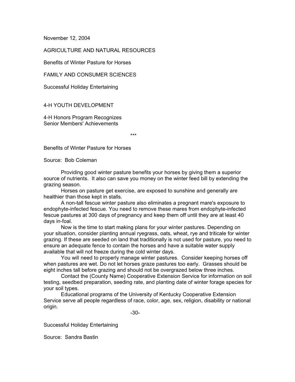 Agriculture and Natural Resources s5