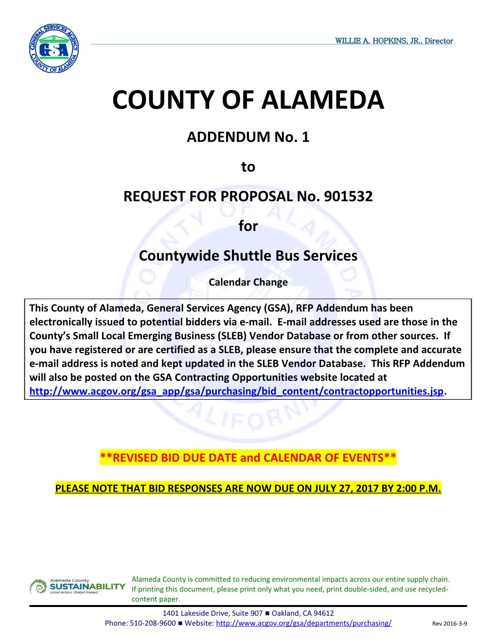 901523 Add1 Countywide Security Guard Services - Calendar Change