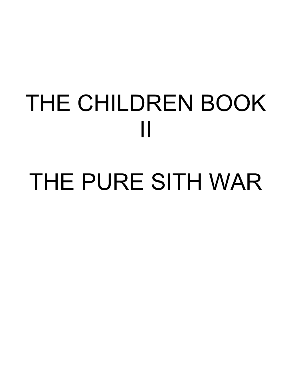 The Children Book Ii