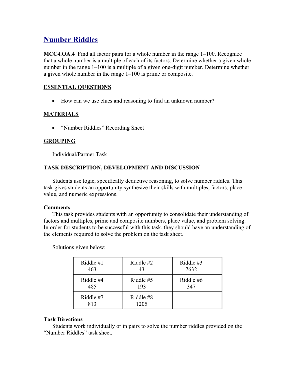 Essential Questions s4