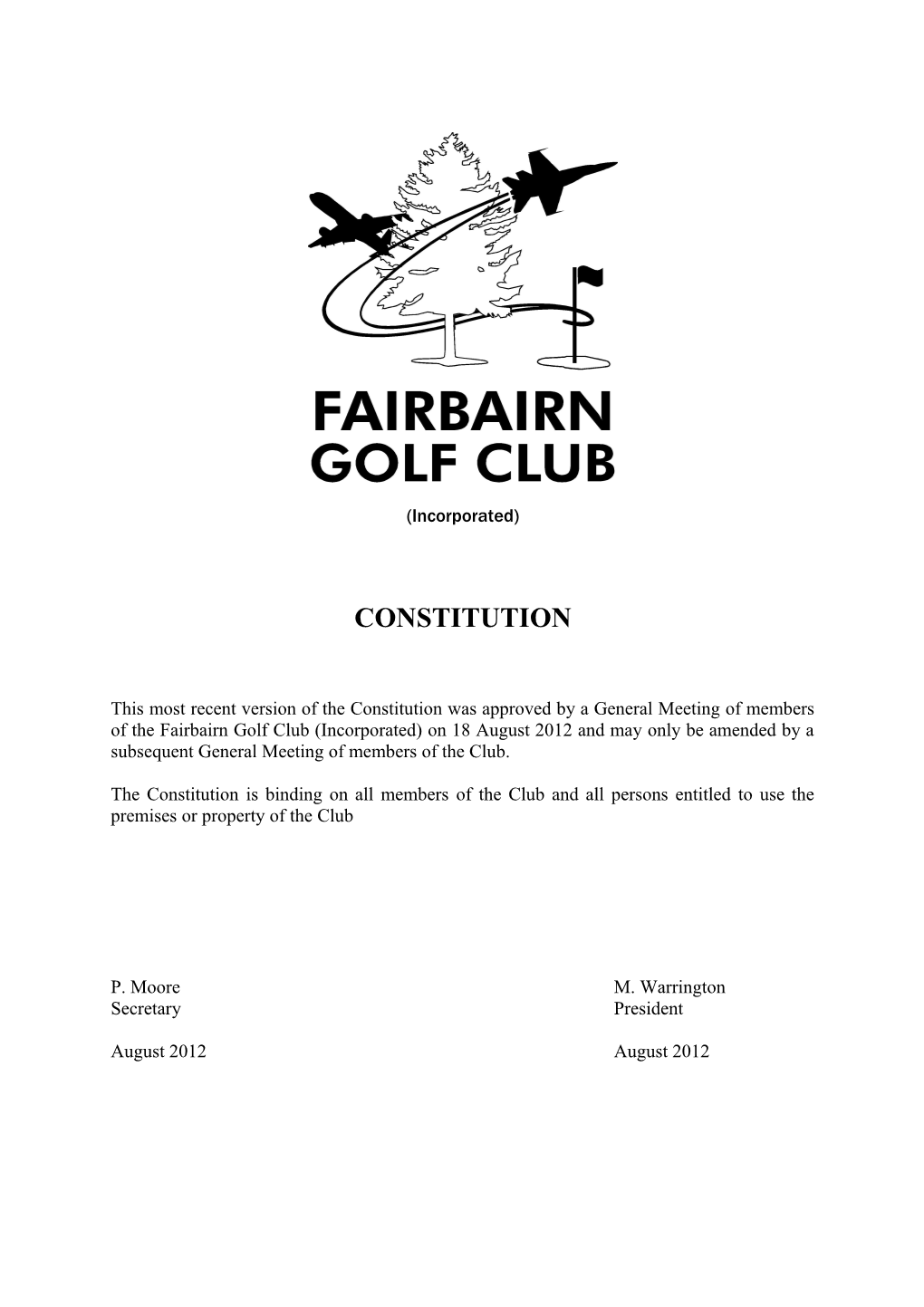 Raaf Fairbairn Golf Club