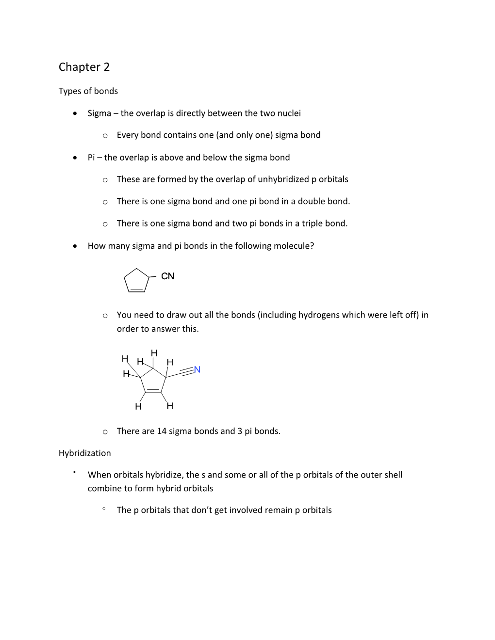 Sigma the Overlap Is Directly Between the Two Nuclei