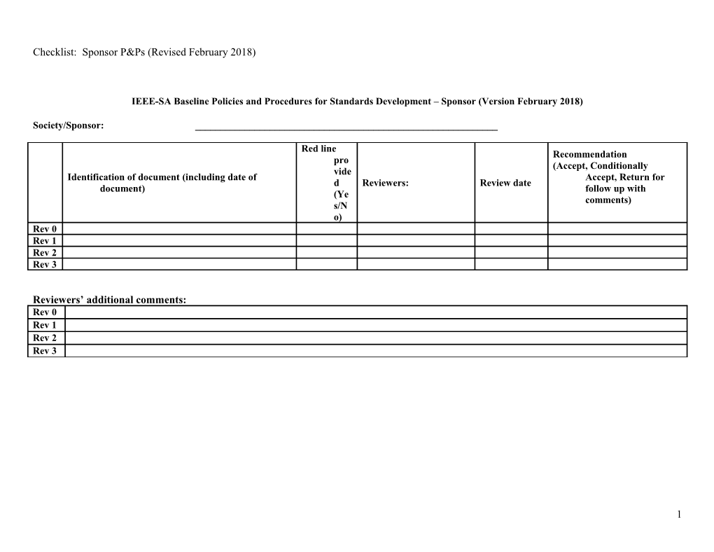 IEEE Standards Association (IEEE-SA) Model Operating Procedures for IEEE Type 2 Sccs