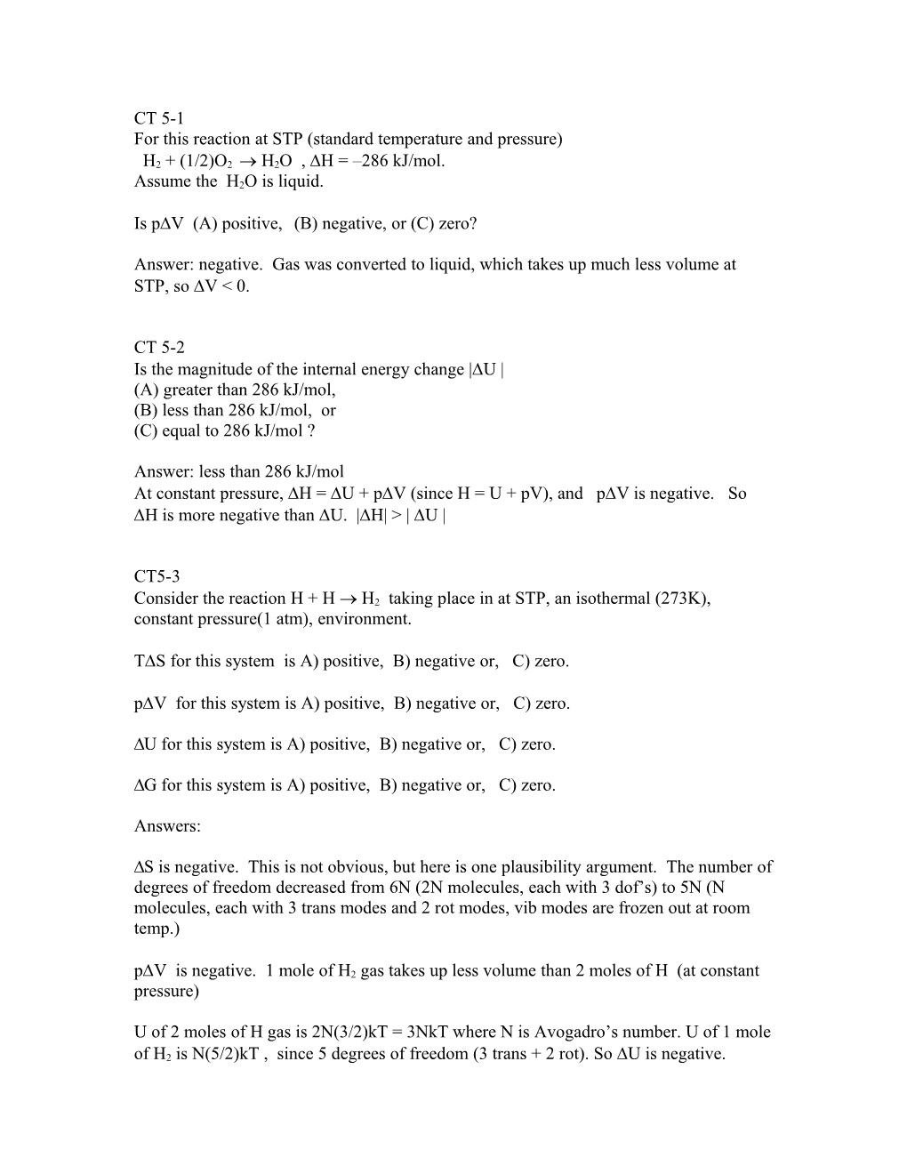 For This Reaction at STP (Standard Temperature and Pressure)