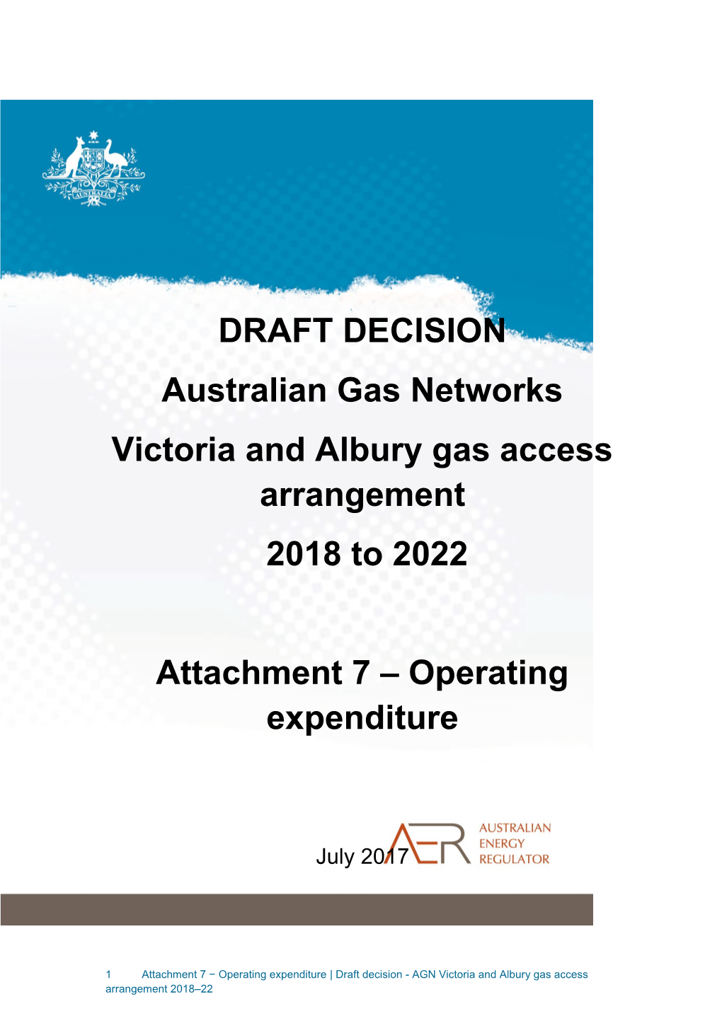 Victoria and Albury Gas Access Arrangement