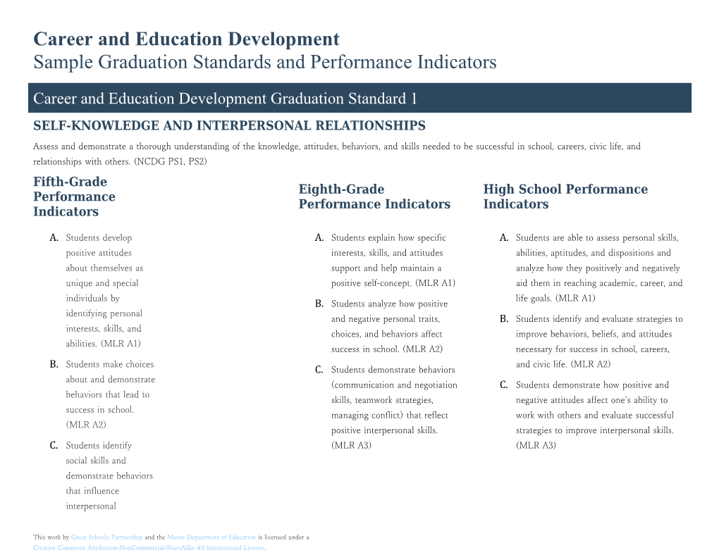 Career and Education Development