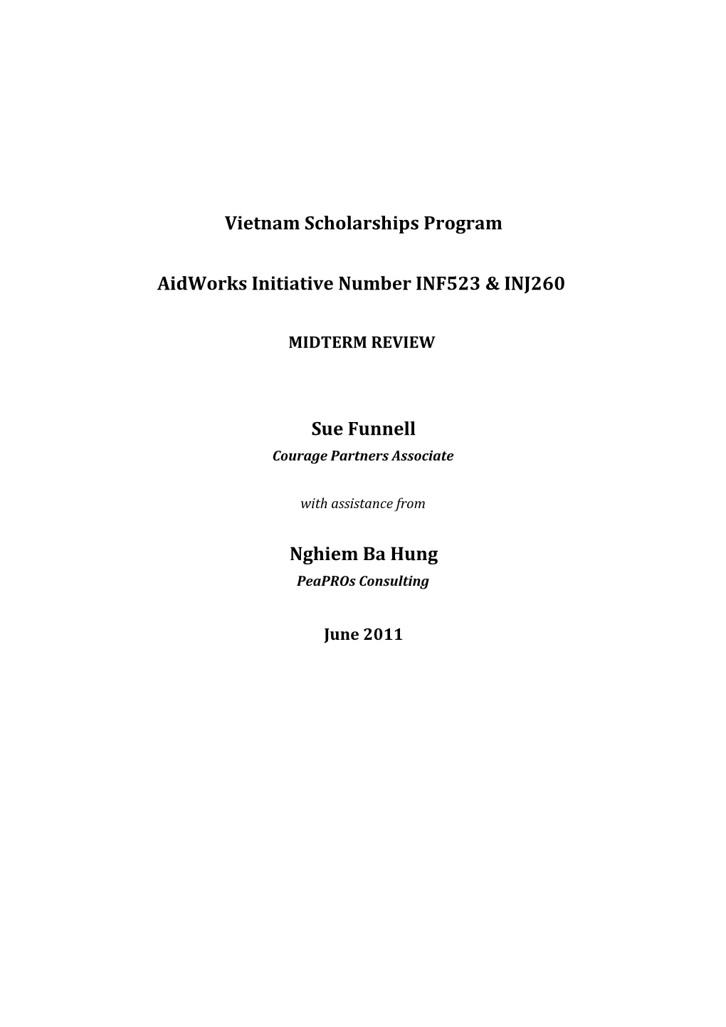 Vietnam Scholarships Program