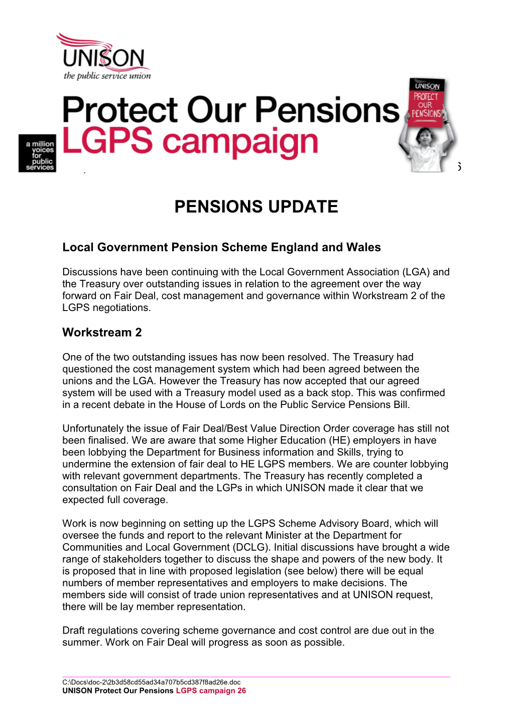 Local Government Pension Scheme England and Wales