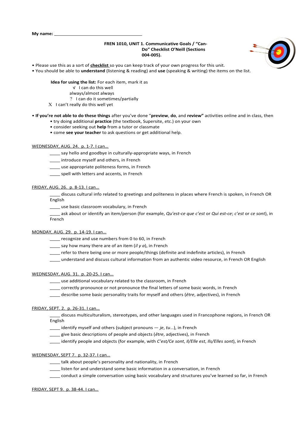 Can-Do Statements O'neill U1 Fall 16-Final