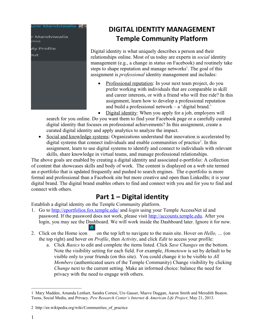 Digital Identity Management s1