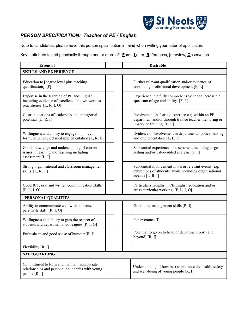 Englishrson Senglishcification: English