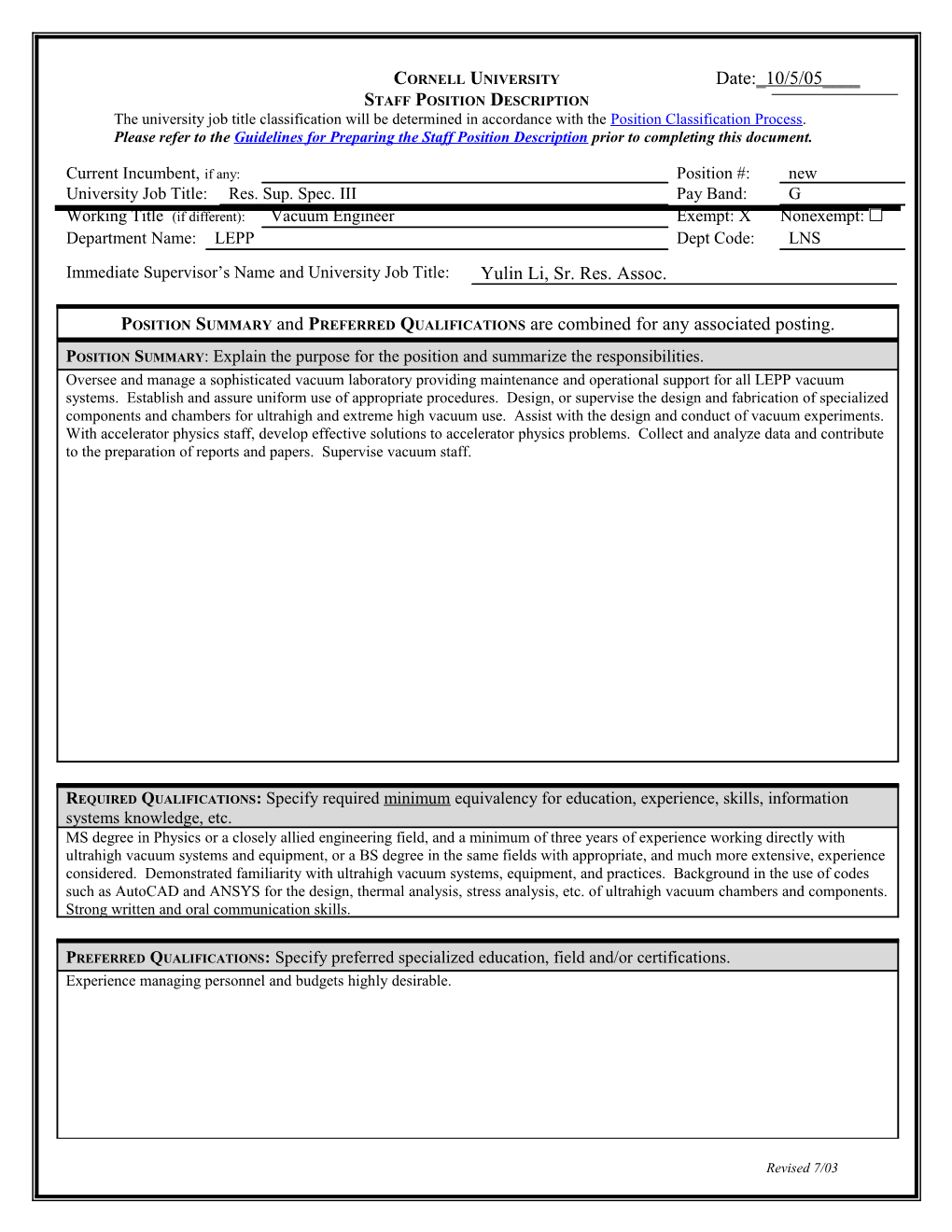 Skills Examples of Demonstrated Behavior