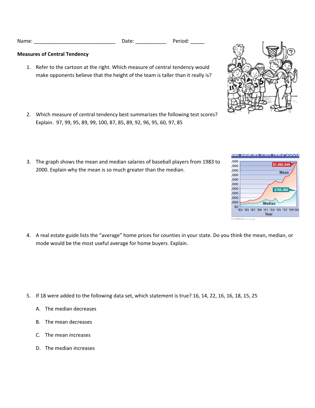 Measures of Central Tendency