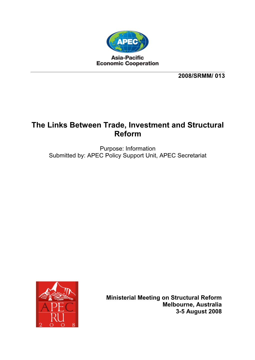 APEC SRM Template