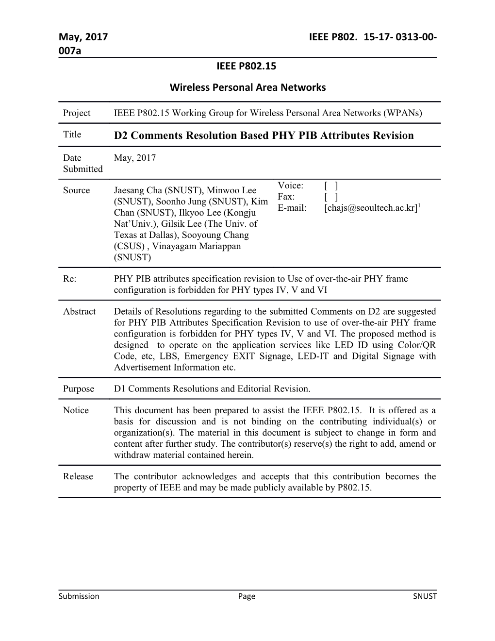 Wireless Personal Area Networks s40