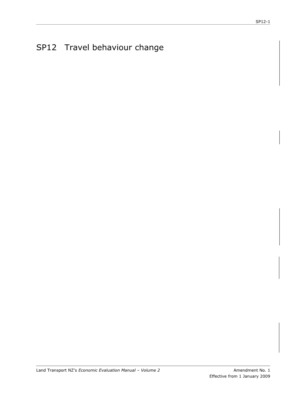 Economic Evaluation Manual - Volume 2 Travel Behaviour Change