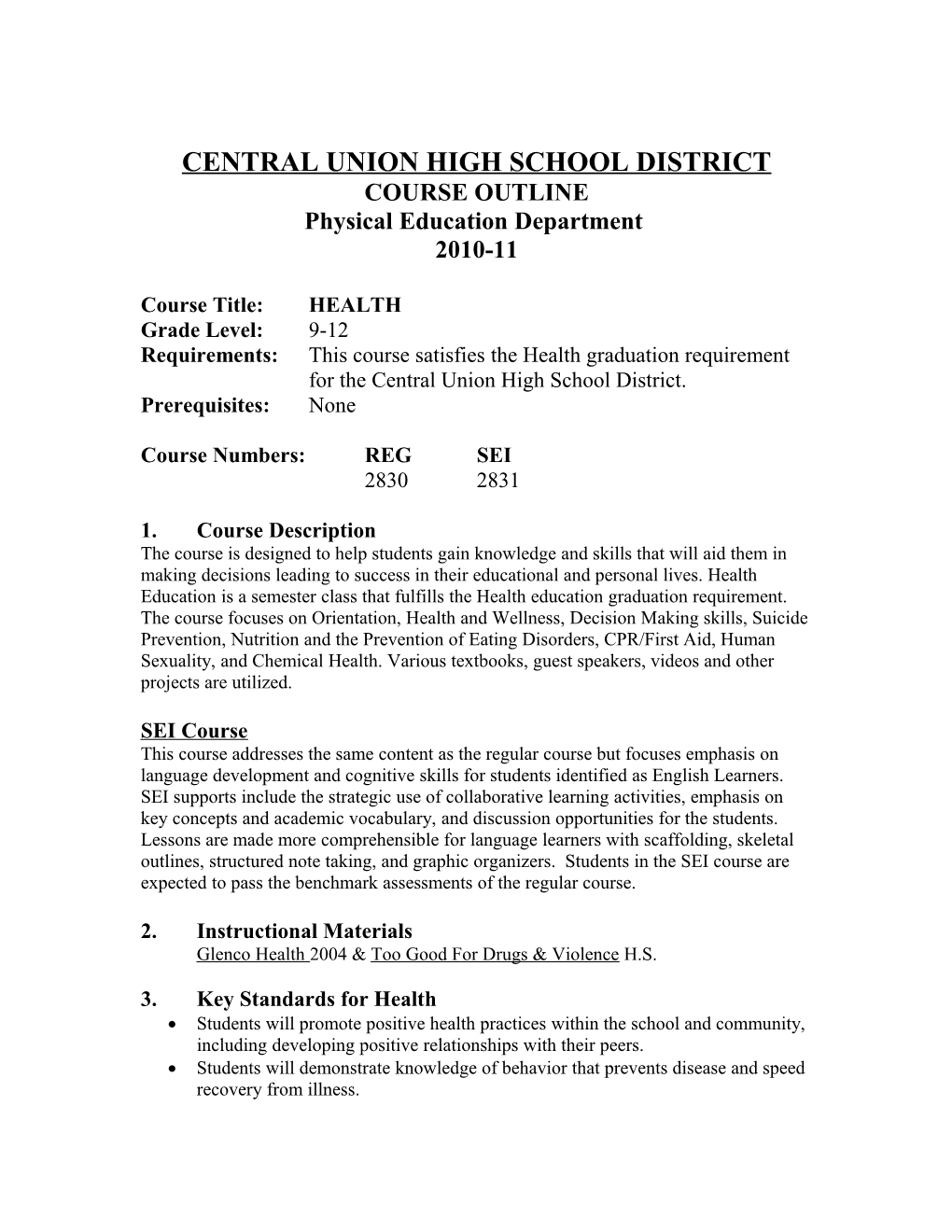 Central Union High School District