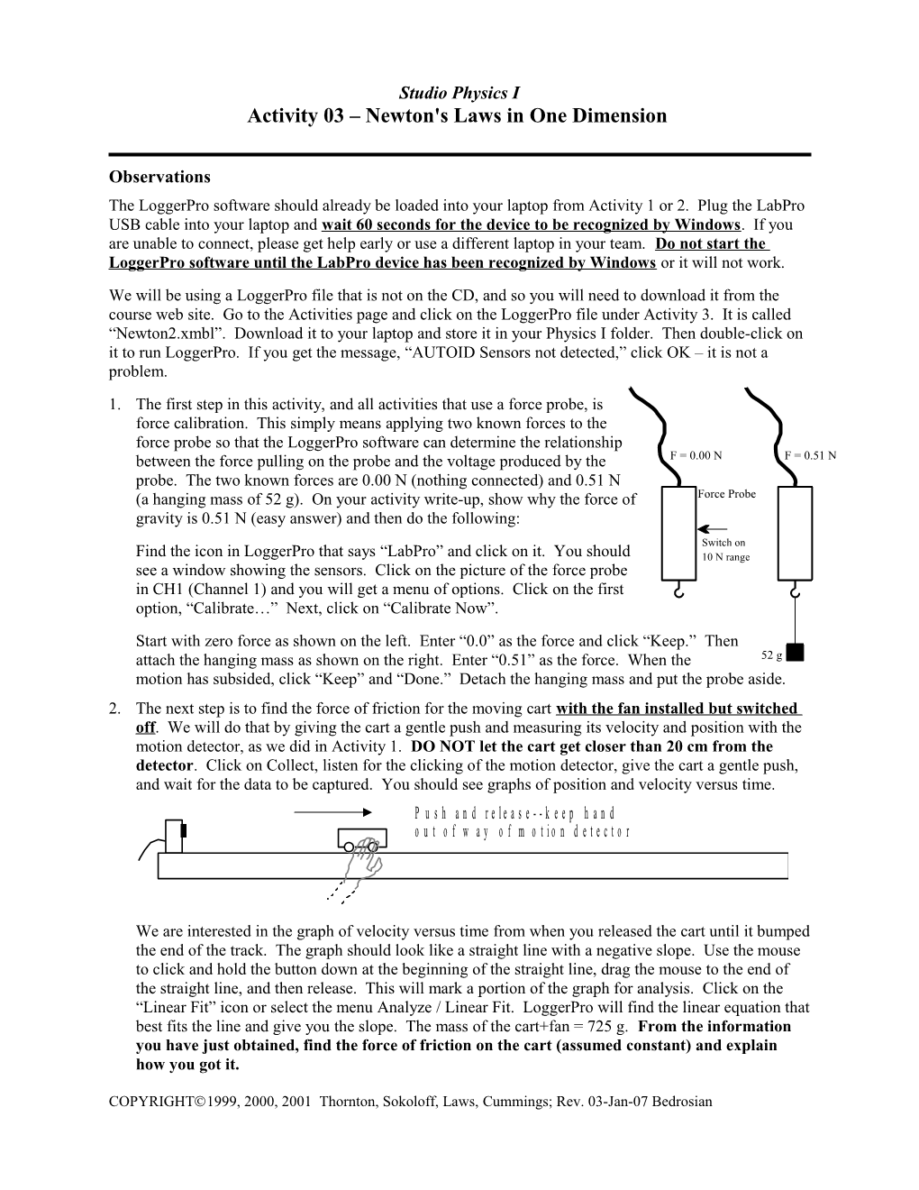 78.116 Physics I for Engineers Spring 1997