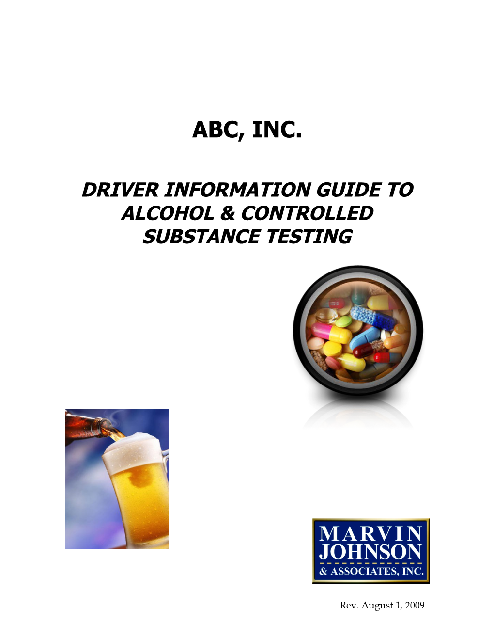 Driver Information Guide to Alcohol & Controlled Substance Testing