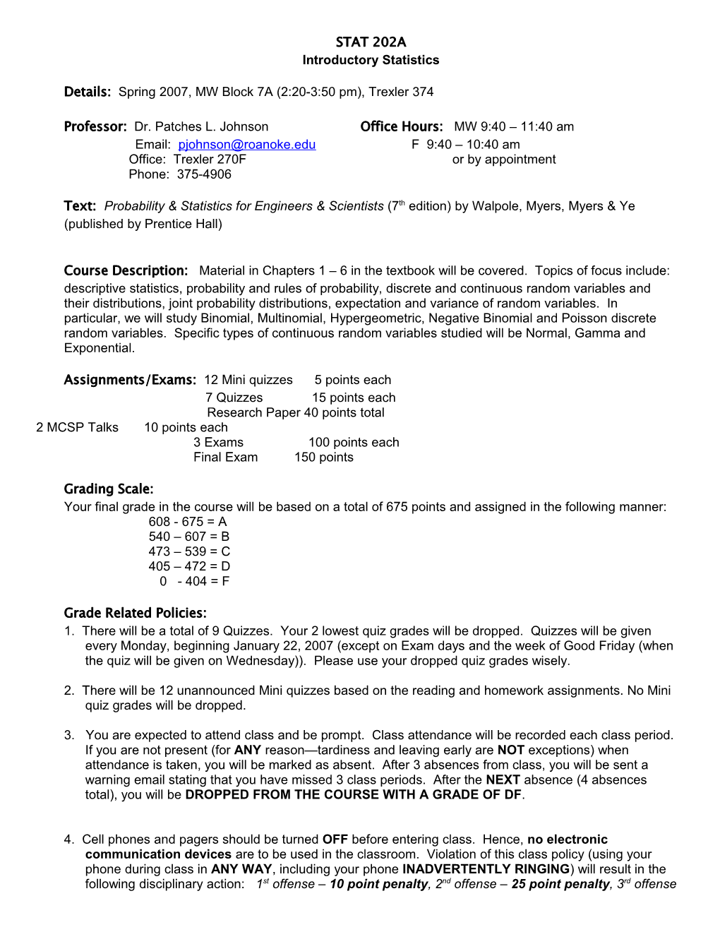 Introductory Statistics