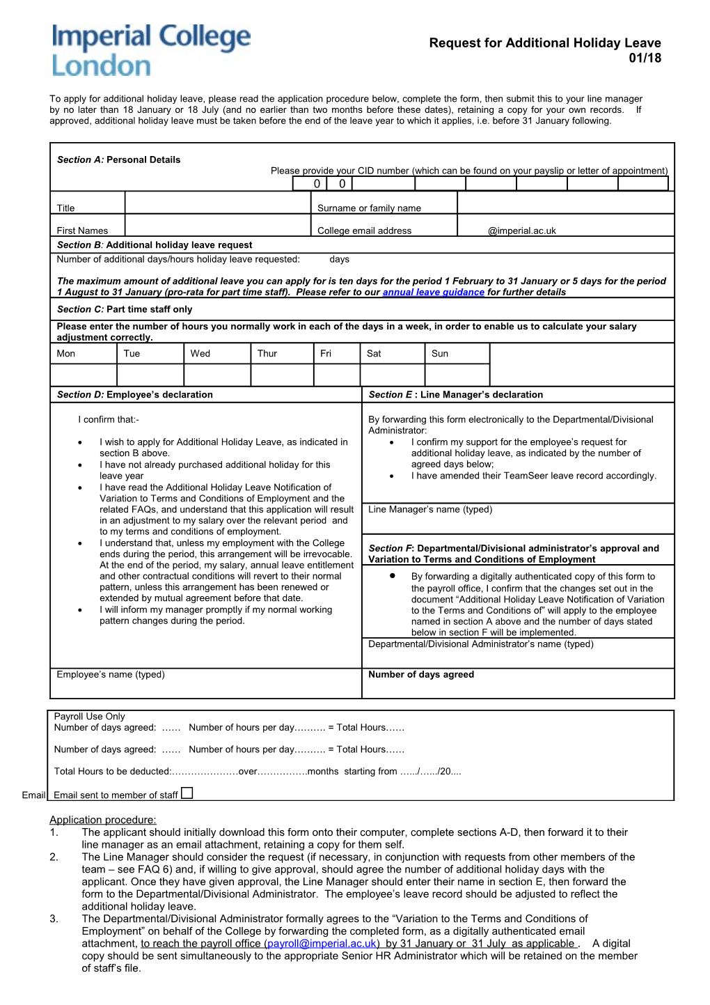 Pay Plus for Leave Request for Additional Leave