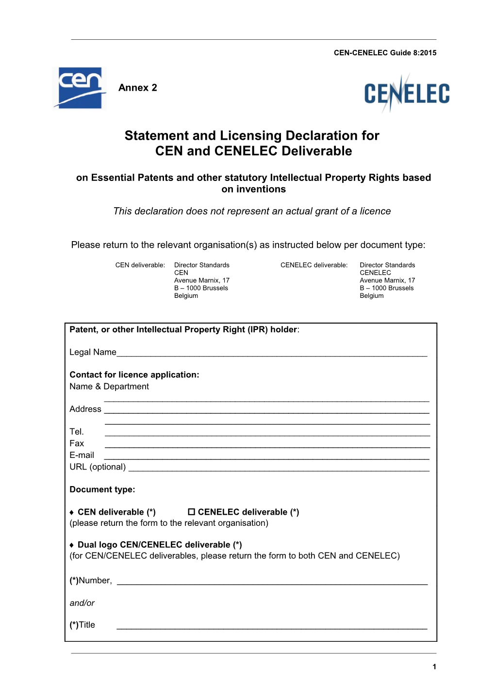 Draft Agenda for the Second Meeting of TC210/WG1, Brussels, Belgium, on Tuesday 4 November