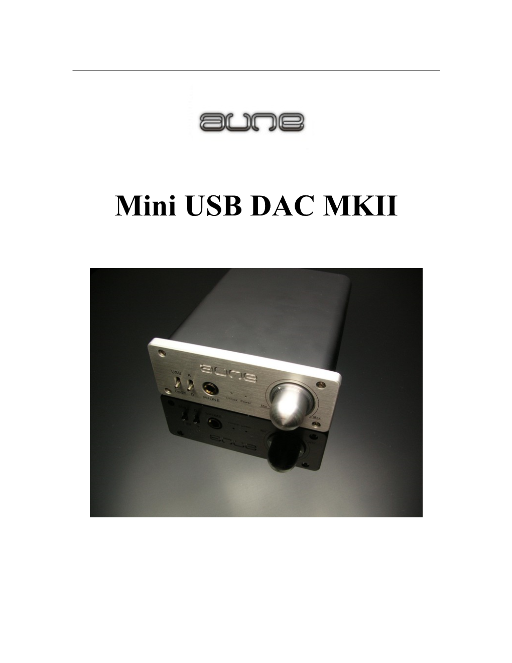 Mini USB DAC MKII