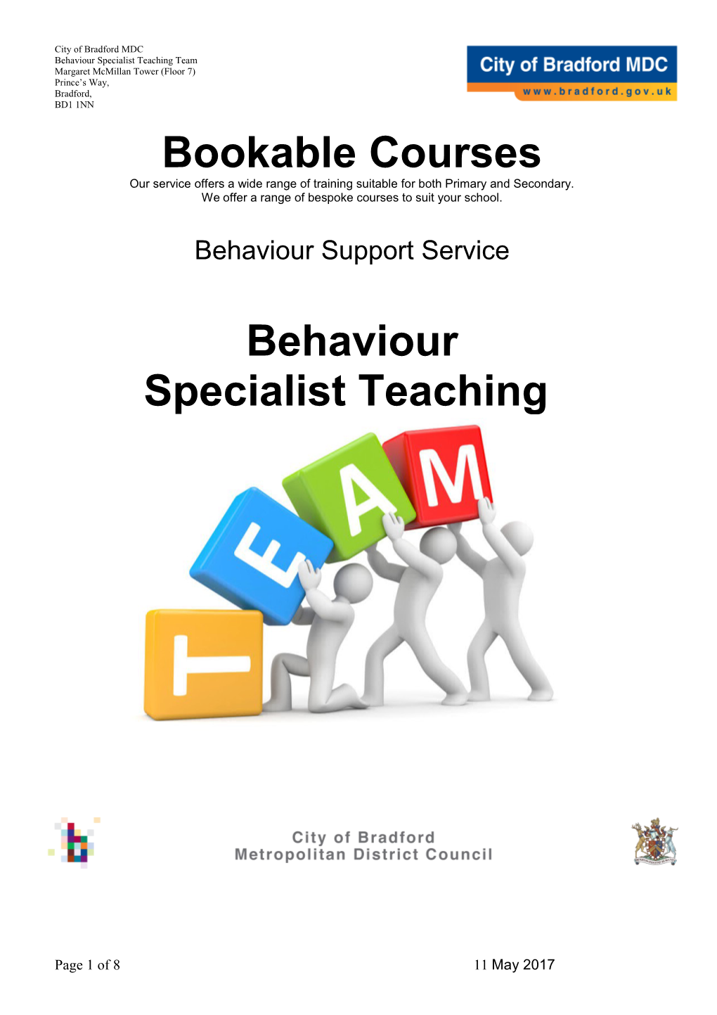 Behaviour Specialist Teaching Team