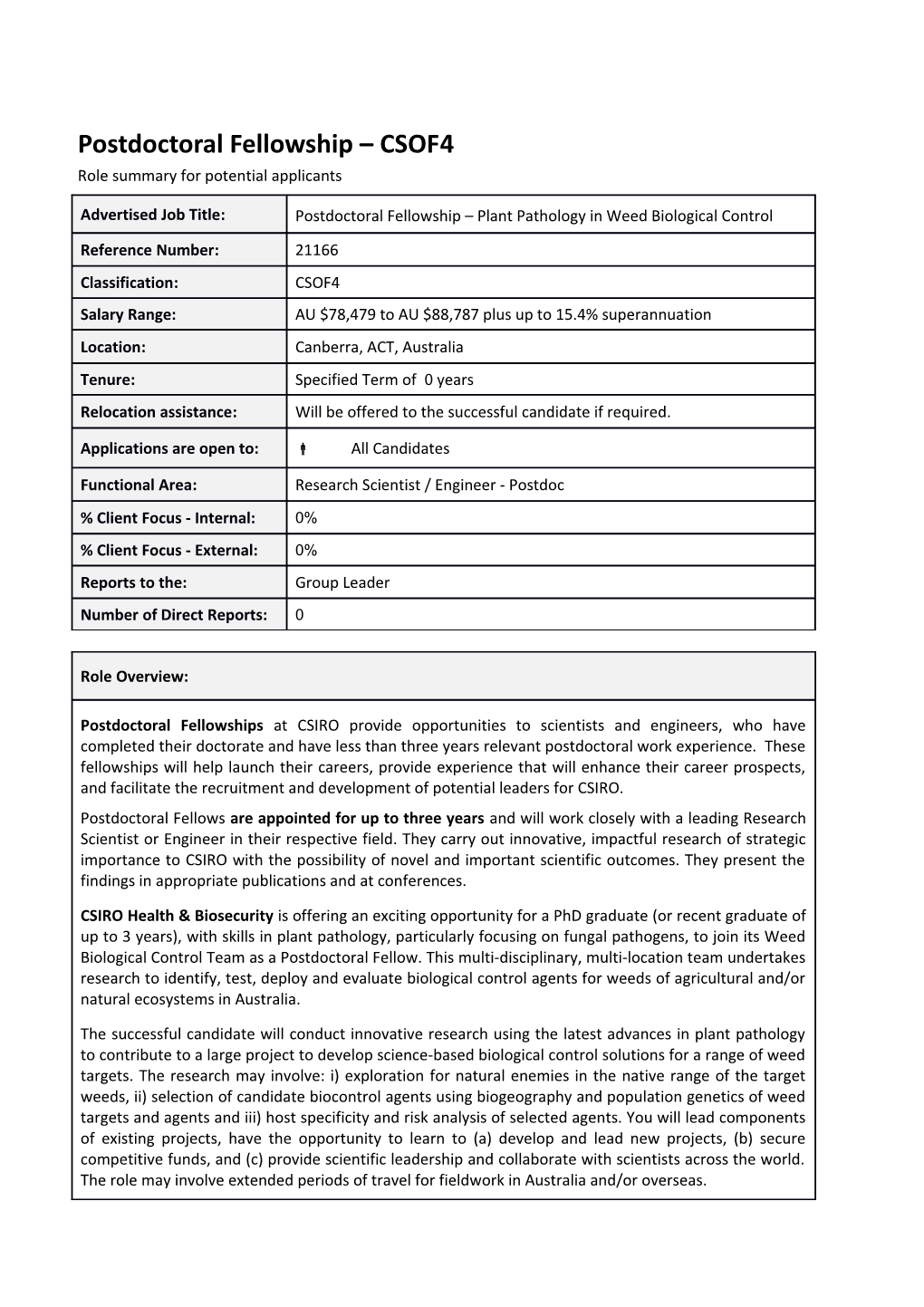 Position Details - Research Scientist/Engineer - CSOF5 s4