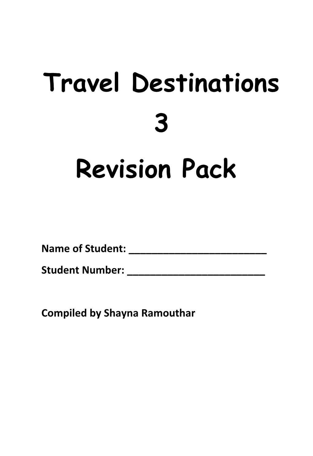 Travel Destinations 3