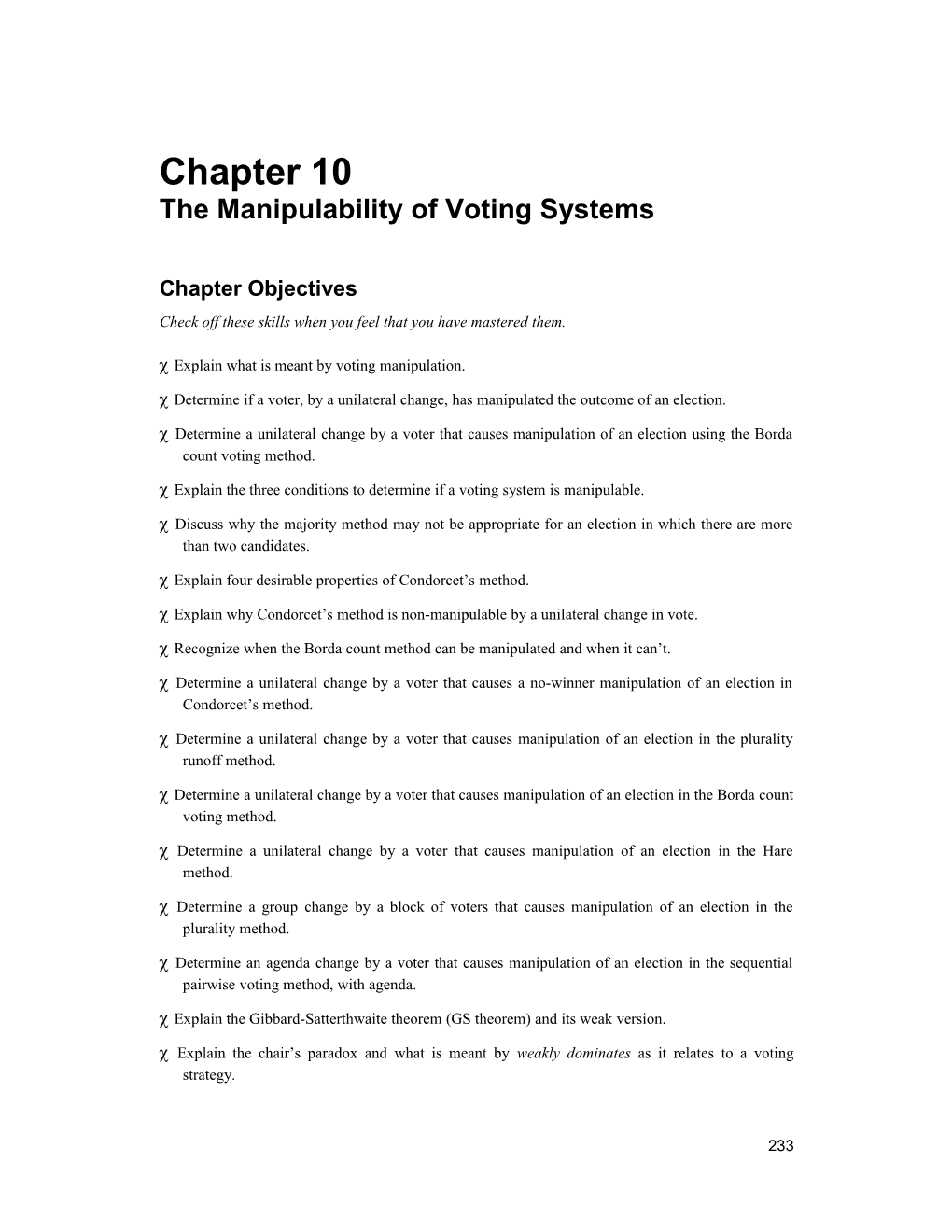 The Manipulability of Voting Systems