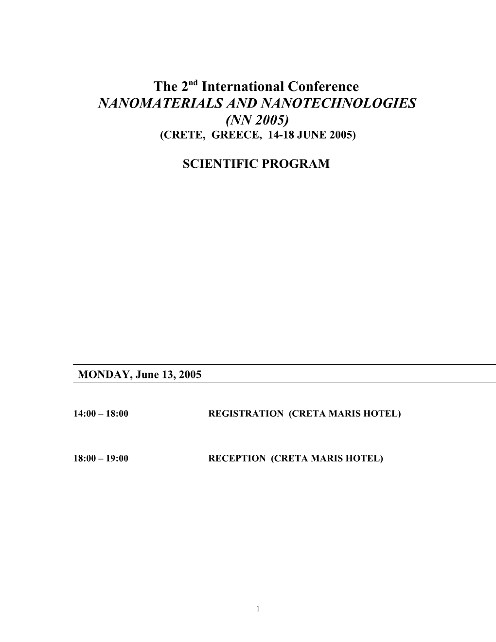 Nato Asi Nanostructures Synthesis, Functional Properties and Applications Scientific Programe