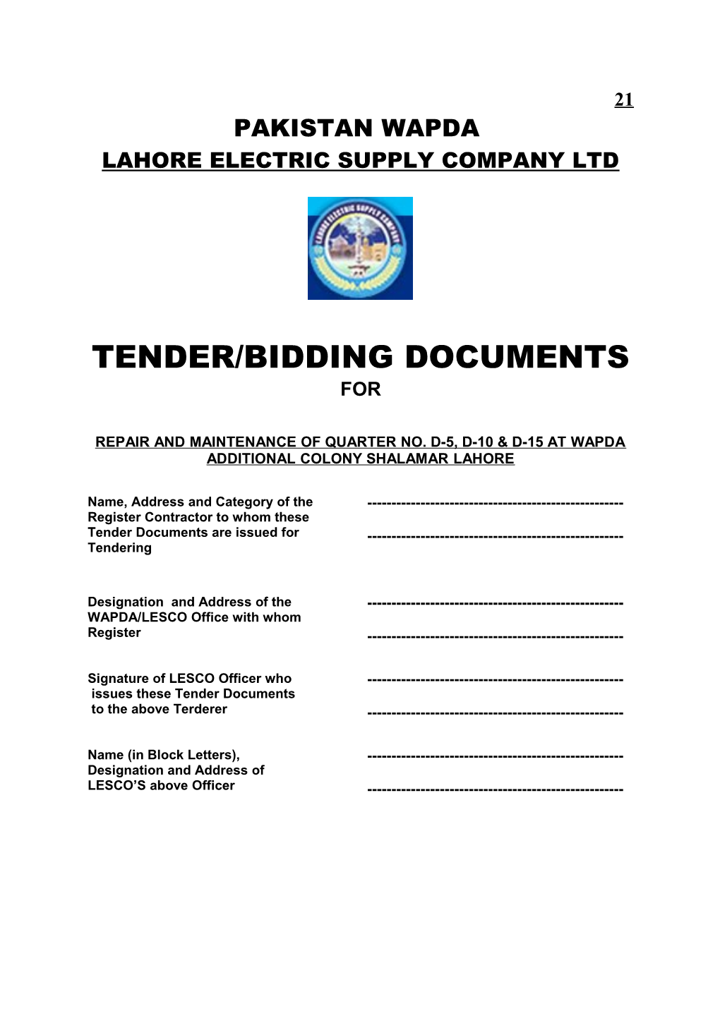 Lahore Electric Supply Company Ltd