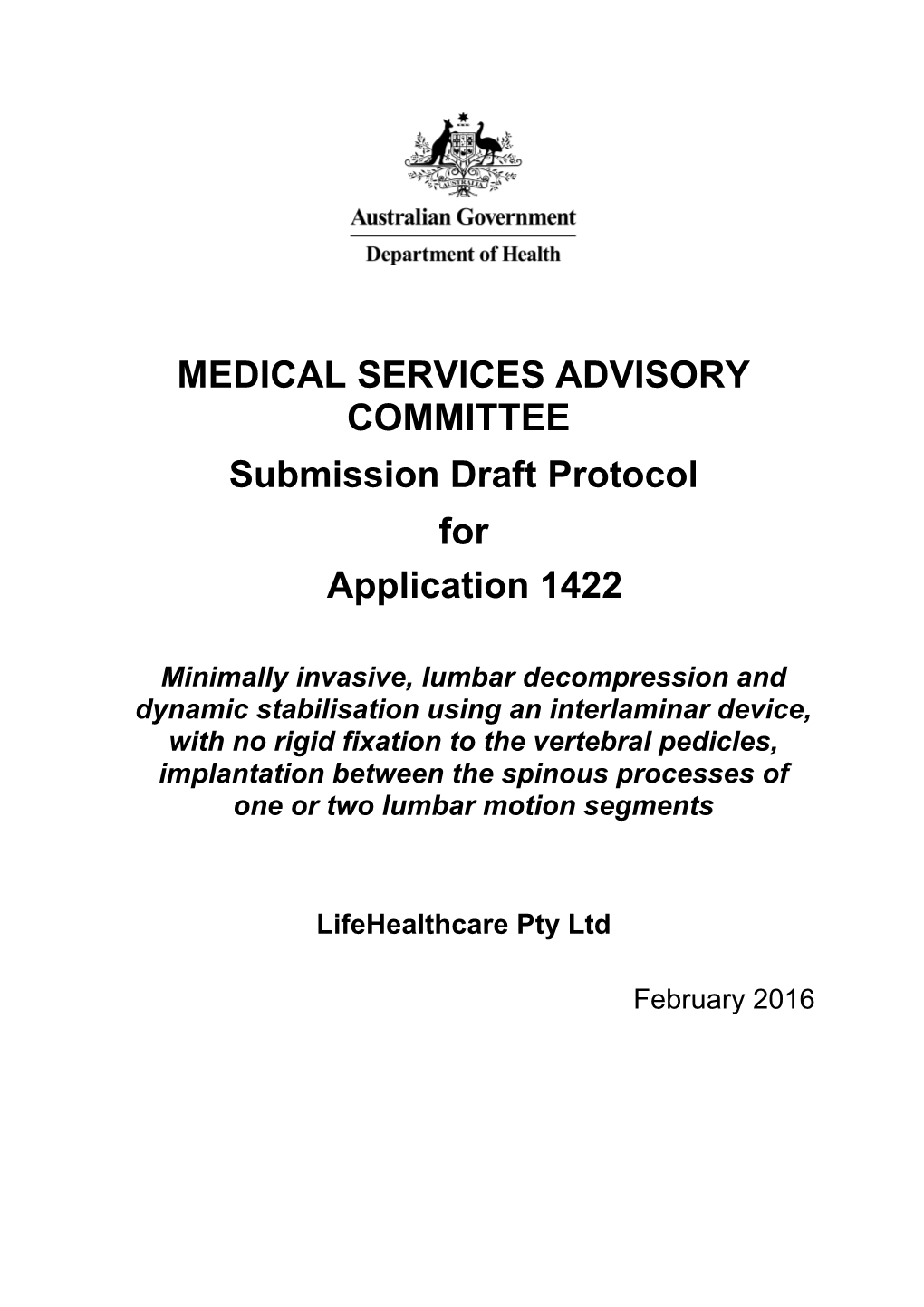 Medical Services Advisory Committee s2