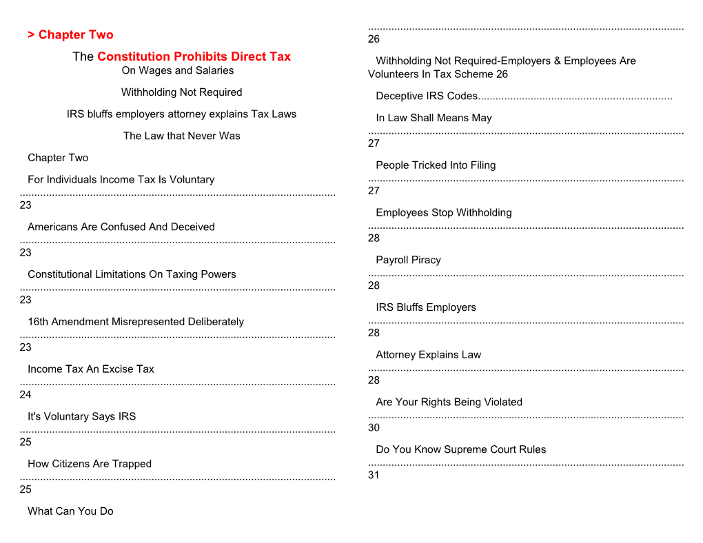 2 Constitution Prohibits Direct Tax on Wages