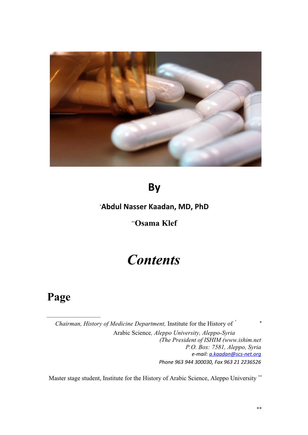 Chapter Two: Antibiotics in Arab History 6