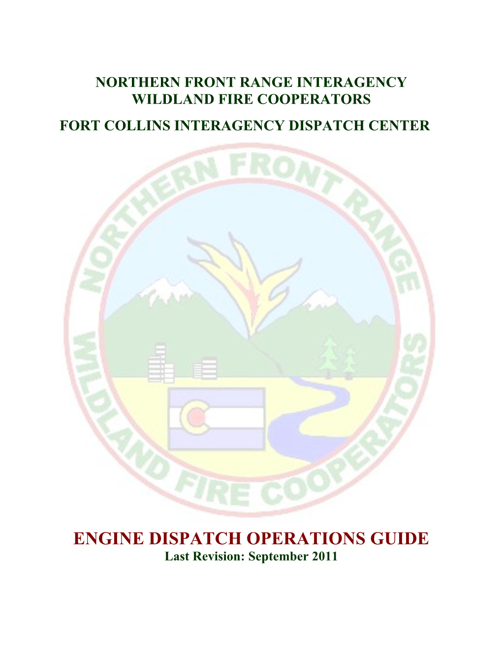 Northern Front Range Interagency Wildland Fire Cooperators