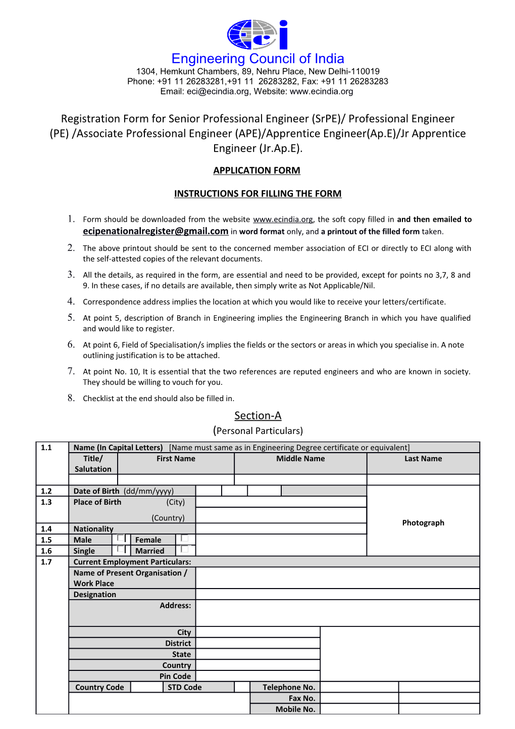 Engineering Council of India