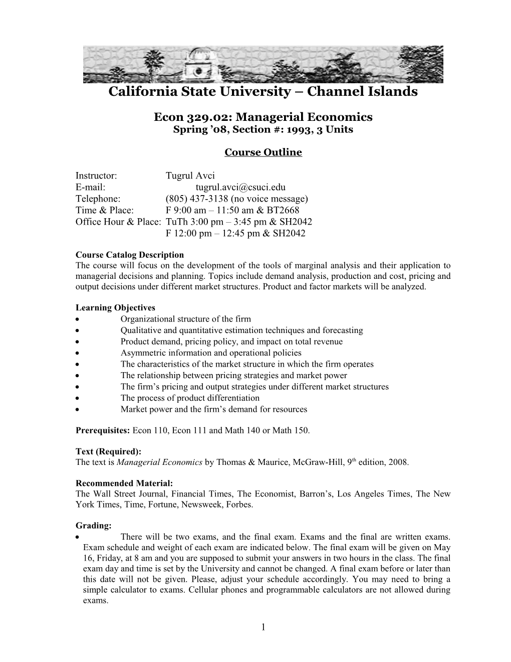 California State University Channel Islands s1