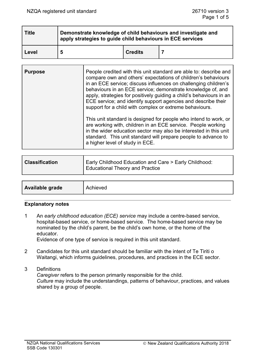 26710 Demonstrate Knowledge of Child Behaviours and Investigate and Apply Strategies To