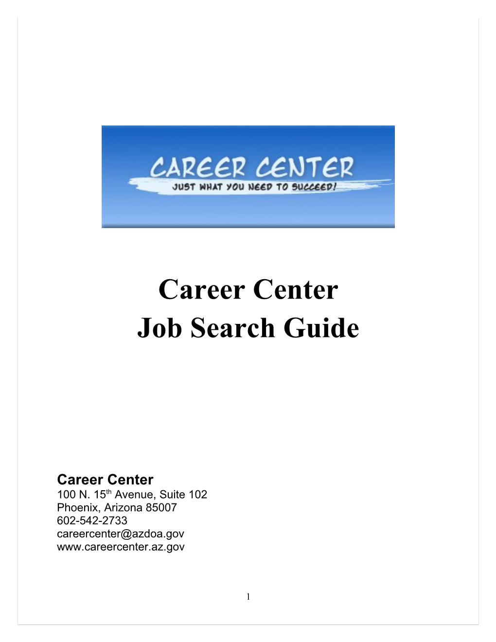 Job Search Guide